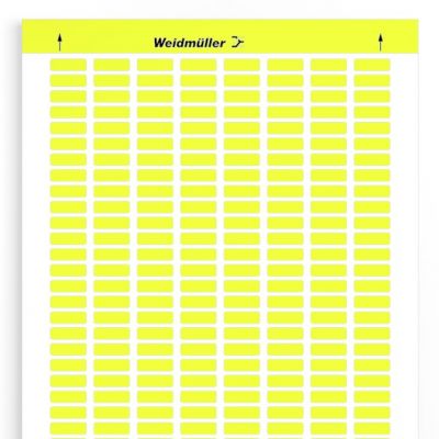 WEIDMULLER LM MT300 19/6.3 GE Oznaczenie urządzenia, samoprzylepny, 19.05 mm, poliester, bez PVC, żółty 1835830000 /10szt./ (1835830000)